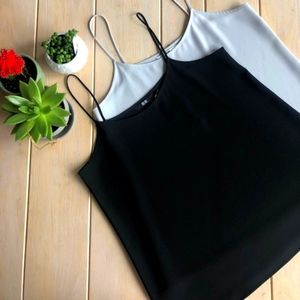 Two uniqlo tank tops